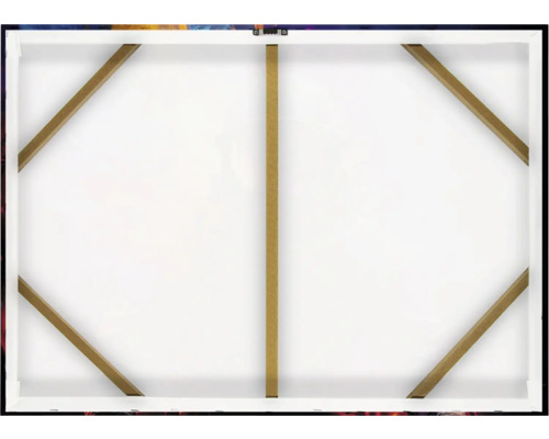 Zadná strana plátna s dreveným rámom