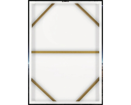 Zadná strana plátna s dreveným rámom