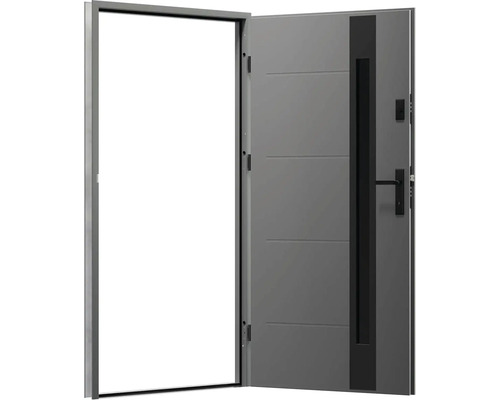 Otvorené vchodové dvere s rámom