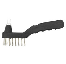 Drôtená kefa s odvzdušňovacím kolíkom a plastovou rukoväťou