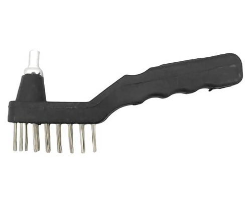 Drôtená kefa s odvzdušňovacím kolíkom a plastovou rukoväťou