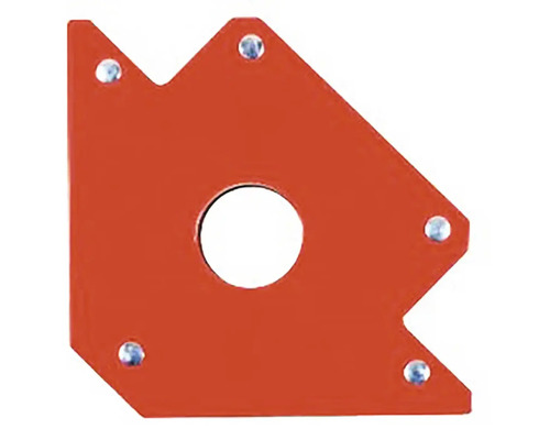 Magnetický zvárací uholník so stredovým otvorom