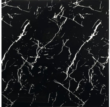 Dekoratívna doska so vzhľadom mramoru v čiernej a bielej farbe