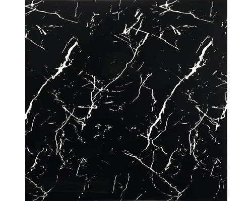 Dekoratívna doska so vzhľadom mramoru v čiernej a bielej farbe