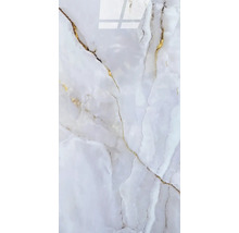 Dekoratívna nástenná dlaždica so štruktúrou mramoru a lesklým povrchom