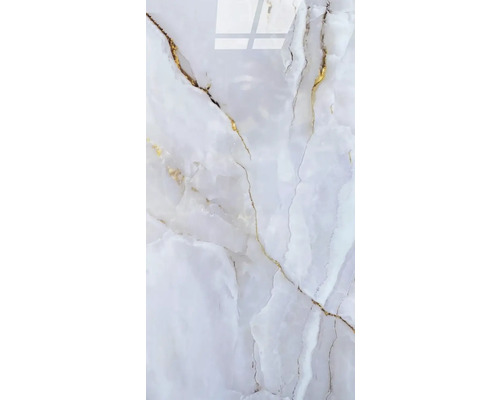 Dekoratívna nástenná dlaždica so štruktúrou mramoru a lesklým povrchom