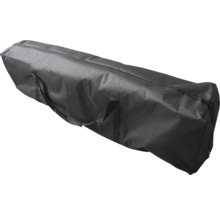 Čierna prepravná taška so zipsom