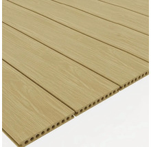 Terasy z drevoplastu s dutým komorovým profilom