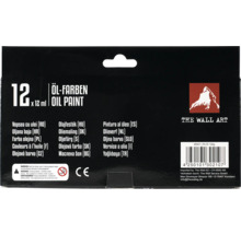 Balenie dvanástich olejových farieb