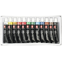 Sada olejových farieb s dvanástimi tubami