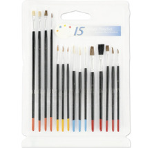 Sada 15 štetcov pre umelecké potreby