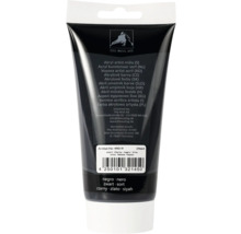 Tuba čiernej akrylovej farby pre umelcov