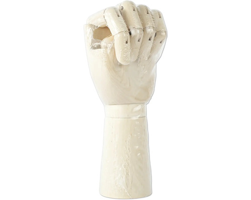 Drevená ruka figuríny päsť