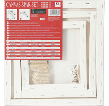 Sada maliarskych plátien s tromi plátnami rôznych veľkostí