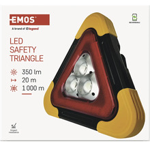 Výstražný trojuholník LED Emos s batériou