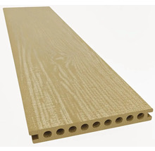 Dutá doska z drevoplastu s drevenou štruktúrou