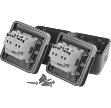 Spínače do vlhkých priestorov so skrutkami a krytom