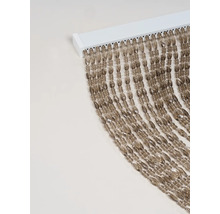 Dekoratívna korálková reťaz s bielym zavesením na dvere alebo okno