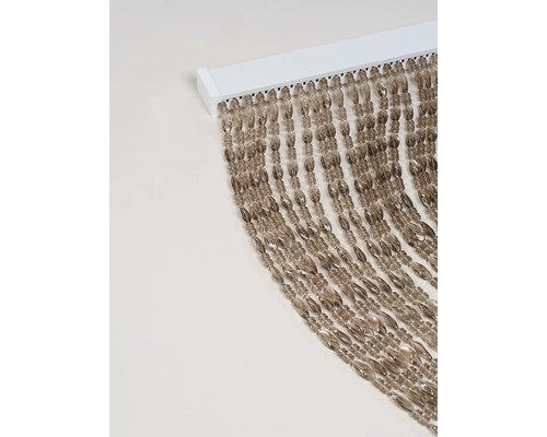 Dekoratívna korálková reťaz s bielym zavesením na dvere alebo okno