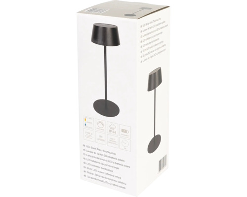 Balenie stolnej LED solárnej lampy s batériou