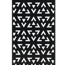 Dekoratívna doska s geometrickým trojuholníkovým vzorom