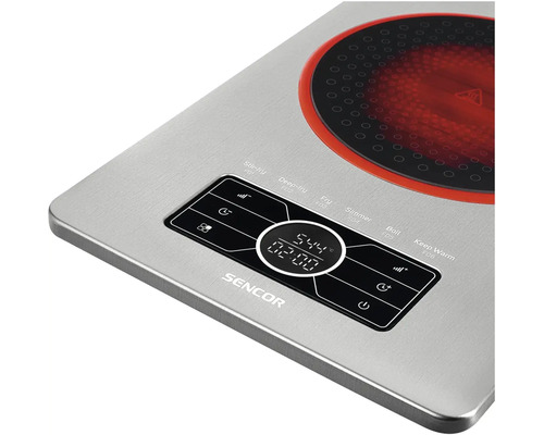 Jednotlivá varná doska Sencor s digitálnym displejom
