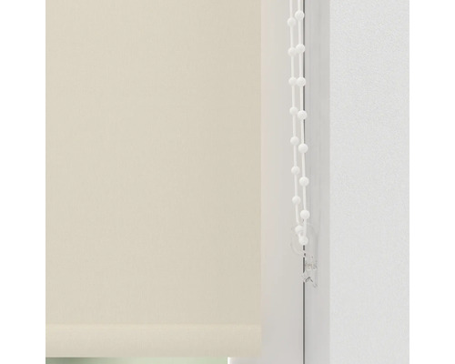 Béžová roleta s bočným ťahom a retiazkou