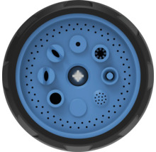 Sprchová hlavica pre záhradnú hadicu s rôznymi typmi prúdu