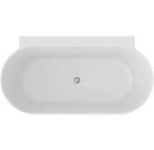 Voľne stojaca vaňa, oválny tvar, pohľad zhora