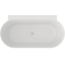 Voľne stojaca vaňa zo sanitárneho akrylátu, oválny tvar, pohľad zhora