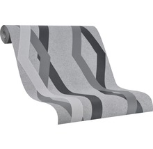 Vliesová tapeta 82156 Giulia Novamur geometrická sivo-strieborná