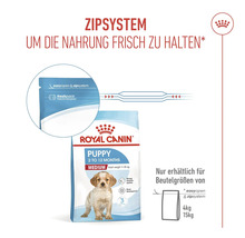 Royal Canin Puppy Medium suché krmivo pre psov so zipsovým systémom na udržanie čerstvosti