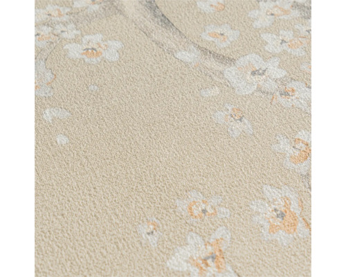 Detail tapety s kvetinovým vzorom