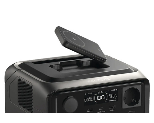 EcoFlow Powerstation s funkciou bezdrôtového nabíjania