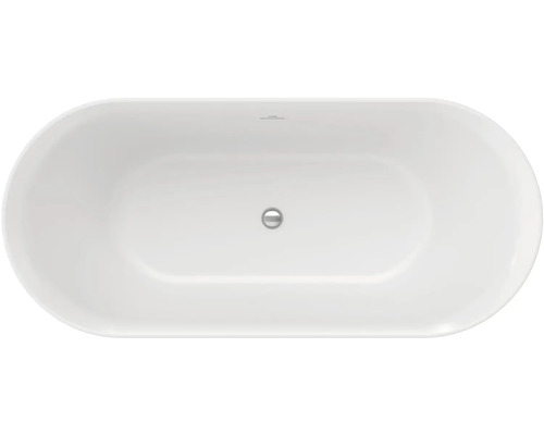 Voľne stojaca vaňa oválneho tvaru zhora