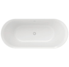 Voľne stojaca vaňa oválneho tvaru, pohľad zhora