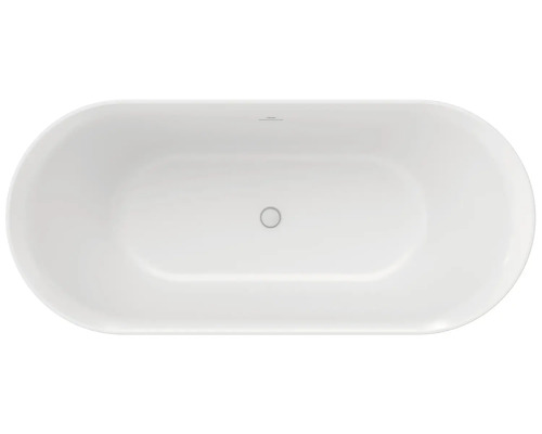 Voľne stojaca vaňa oválneho tvaru, pohľad zhora
