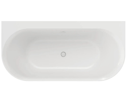 Voľne stojaca vaňa, oválny tvar, s odtokovou súpravou
