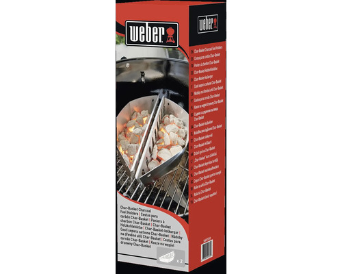 Sada košov na drevené uhlie Weber pre nepriame grilovanie