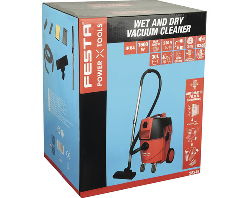 Balenie mokrého a suchého vysávača Festa