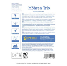 Mrkvové trio osiva s odrodami Burpees Short N Sweet, Naomi a Salto