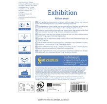 Informácie o zeleninovej cibuli Exhibition Allium cepa, vrátane pokynov a loga Kiepenkerl