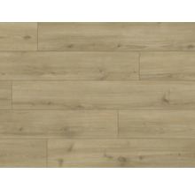 Detail laminátovej podlahy s imitáciou dreva.