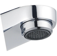 Detail vodovodnej batérie s perlátorom pre umývadlo