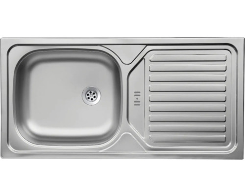 Nerezový drez s odkvapkávacou plochou