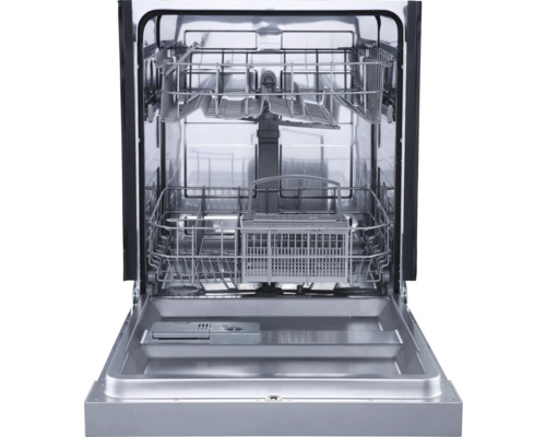 Otvorená umývačka riadu s košmi na riad