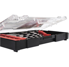 Sada vrtákov v otvorenej krabičke s priehľadným vekom