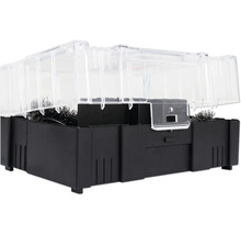 Návnadová stanica na myši s priehľadným okienkom