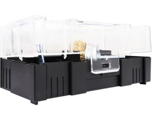 Sada kief v čiernej úložnej krabici s priehľadným vekom