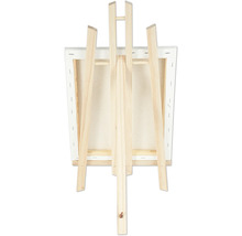 Drevený maliarsky stojan s plátnom